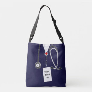 Persoonlijke verpleegster cadeau schoudertas crossbody tas