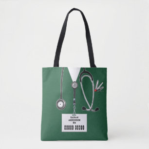 Persoonlijke verpleegster tote bag