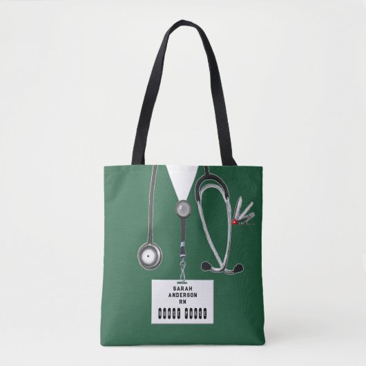 Persoonlijke verpleegster tote bag (Voorkant)