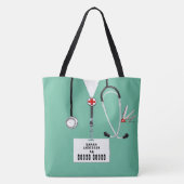 Persoonlijke Verpleegster Tote Bag (Achterkant)