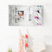 Persoonlijke Verticale 60ste Trouwdag Spandoek (Insitu)