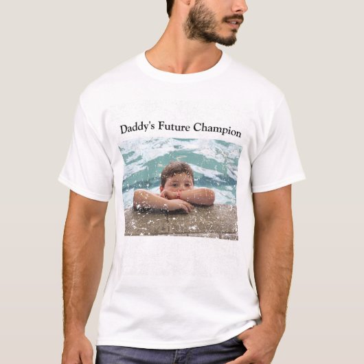 Persoonlijke vervaagde foto t-shirt (Voorkant)