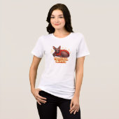 Persoonlijke Verwarming Xoloitzcuintli Tri-Blend Shirt (Voorkant volledig)