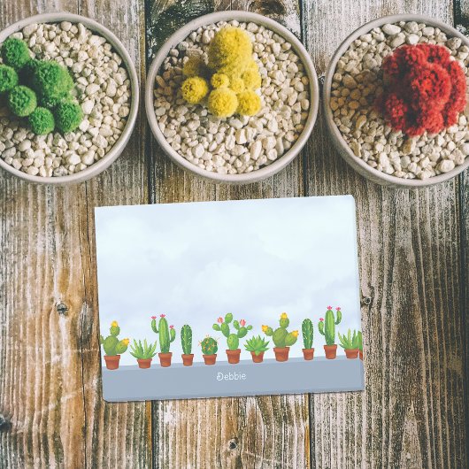 Persoonlijke Verzameling Bloeiende Cactus met Naam Post-it® Notes
