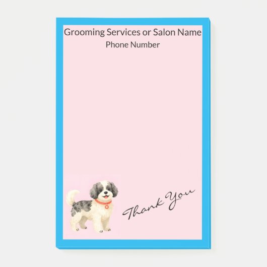 Persoonlijke Verzorging Hond Moderne Collectie Post-it® Notes (Voorkant)