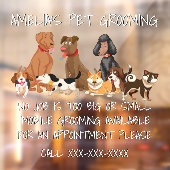 Persoonlijke Verzorging van Huisdieren Cute Honden Raamsticker (Vel 2)