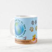 Persoonlijke veterinaire Mok voor Vrouw Vet (Voorkant links)