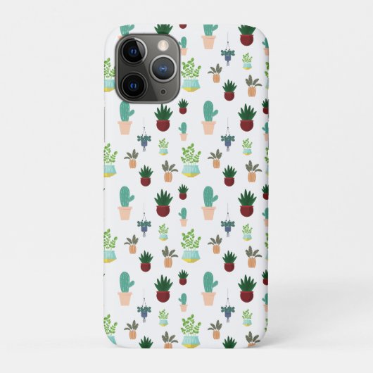 Persoonlijke Vetplant Cactussen Case-Mate iPhone Case (Achterkant)