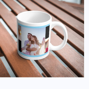 persoonlijke, vette, levendige Valentijnsdag  Tweekleurige Koffiemok