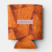 Persoonlijke Vette Nacho Kaas Chip Blikjeskoeler (Achterkant)