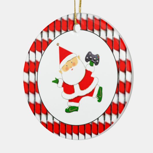 Persoonlijke videogamer keramisch ornament (Links)