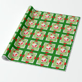 Persoonlijke videogamer kerstcadeau cadeaupapier (Uitgerold)