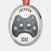 Persoonlijke videogamer metalen ornament (Links)