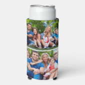 Persoonlijke Vier Foto Blikje Koeler (Seltzer Voorkant)