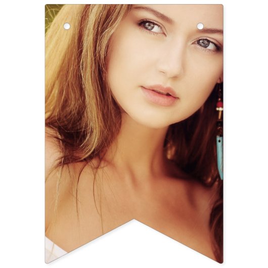 Persoonlijke viering met 16 foto's vlaggetjes (Tweede vlag)