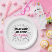 Persoonlijke viering papieren bordje (Feest)