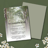 Persoonlijke viering van het Funeral Forest van Li Kaart