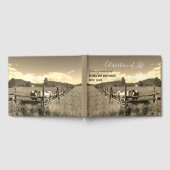 Persoonlijke viering van het leven van sepia-paard gastenboek (Volledig)