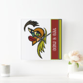 Persoonlijke Vierkante Hart Koppelklok Vierkante Klok (Huis)