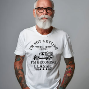 Persoonlijke vijfenzeventig vintage 75ste verjaard t-shirt