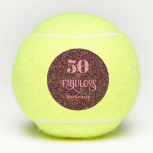 Persoonlijke Vijftig en Prachtige Bourgondië Tennisballen