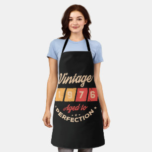 Persoonlijke vijftig vintage 50ste verjaardagsfees schort