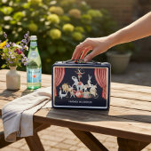 Persoonlijke vintage-circusartiesten-lunchbox