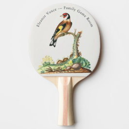 Persoonlijke Vintage Distelvink Familie Spelletjes Tafeltennisbatje