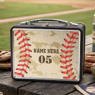 Persoonlijke Vintage Honkbal Naam Nummer Retro