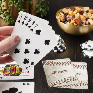 Persoonlijke Vintage Honkbal Pokerkaarten