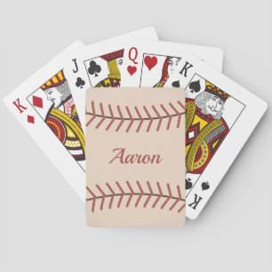Persoonlijke vintage honkbal speelkaarten cadeau