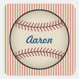Persoonlijke Vintage Honkbal Stickers