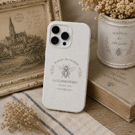 Persoonlijke vintage ivoor Franse landelijke esthe iPhone 15 Pro Case