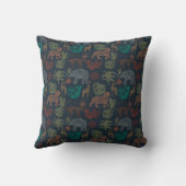 Persoonlijke Vintage Jungle Safari Kussen (Achterkant)