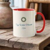 Persoonlijke Vintage Kerst Kitty Mok