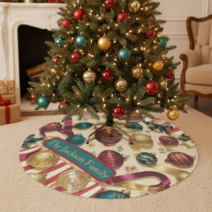 Persoonlijke Vintage Kerstballen Kerstfeest Kerstboom Rok