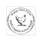 Persoonlijke Vintage Kip Ei Stempel – Aangepaste B (Afrduk)