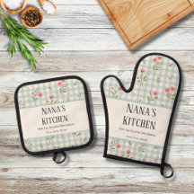 Persoonlijke Vintage Landelijke Blauwe Gingham Blo