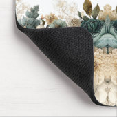 Persoonlijke Vintage Lentetuin met Rozen Muismat (Hoek)