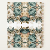 Persoonlijke Vintage Lentetuin met Rozen Planner (Achterkant)