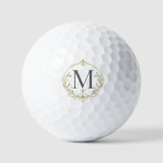 persoonlijke vintage monogram golfbal golfballen