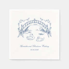 persoonlijke vintage rustieke Zwaan Romantische Tr Servet