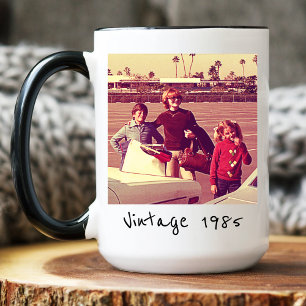 Persoonlijke vintage stijl mama papa oma opa koffiemok