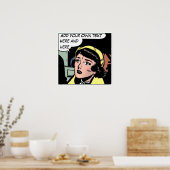 Persoonlijke vintage strip - Archiefprint Poster (Keuken)