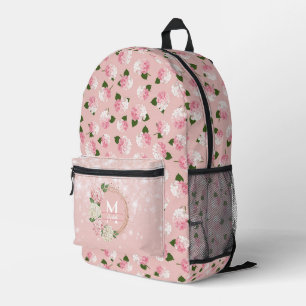Persoonlijke Vintage Tuinbloesems Bedrukte Rugzak