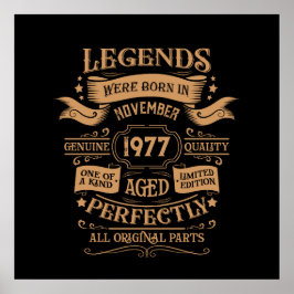 Persoonlijke vintage verjaardag whisky thema poster