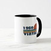 Persoonlijke vintage verjaardagscadeaus mok (Voorkant rechts)