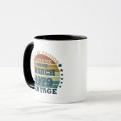 Persoonlijke vintage verjaardagscadeaus mok (Voorkant links)