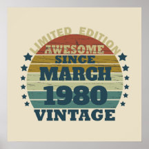 Persoonlijke vintage verjaardagscadeaus