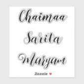 Persoonlijke vinyl stickerlabels, op maat gemaakte sticker (Vel)